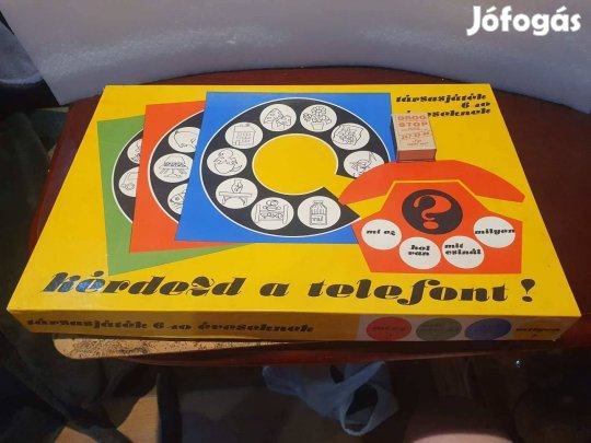 Retro kérdezd a telefont hiánytalan társasjáték minerva trial