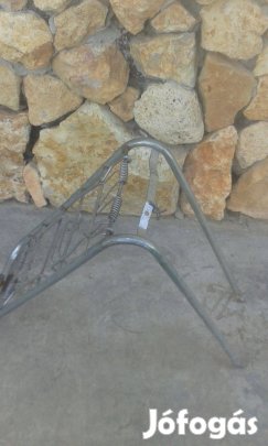 Retro kerékpár csomagtartó, retro biciklis szerszámos táskával