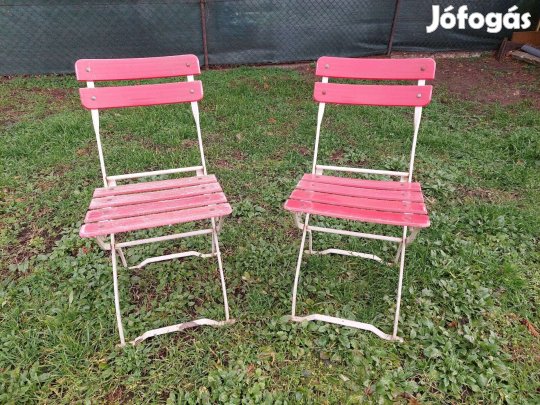 Retro kerti szék 6 db