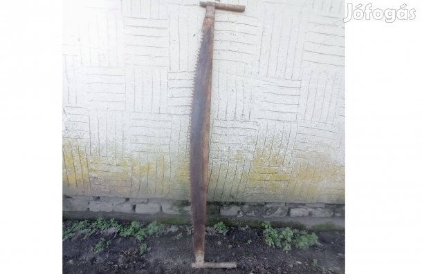 Retro kétkezes keresztvágó fűrész eladó Kiskunfélegyházán