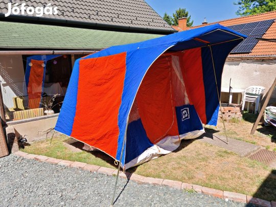 Retró kétszemélyes sátor újszerű állapotban 