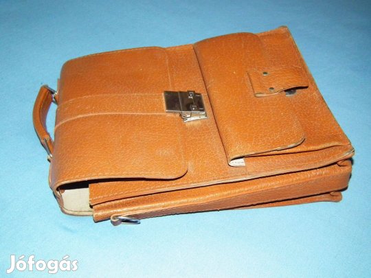 Retró kézitáska férfi bőr táska valódi bőrtáska nr.18