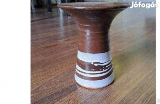 Retro kézzel festett váza