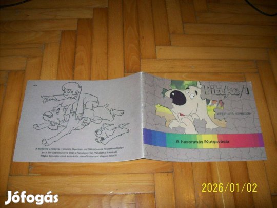 Retro kifesthető képregény:A hasonmás/Kutyavásár (Pityke őrmester)