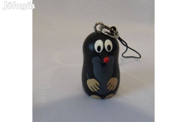 Retro kis vakond mobiltelefon dísztárgy