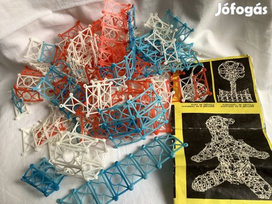 Retro konstruktor, kreatív építőjáték