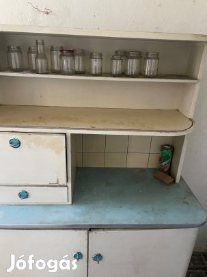 Retro konyha szekrény 120*cm széles*170 magas*50 cm mely