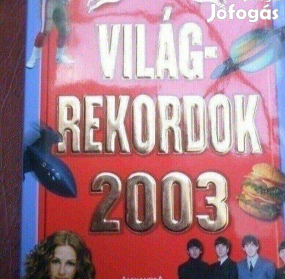 Retro könyv lexikon Világrekordok 2003 Új