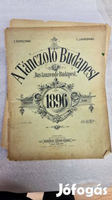 Retro kotta és műsorfüzet 1900-as évek elejéről