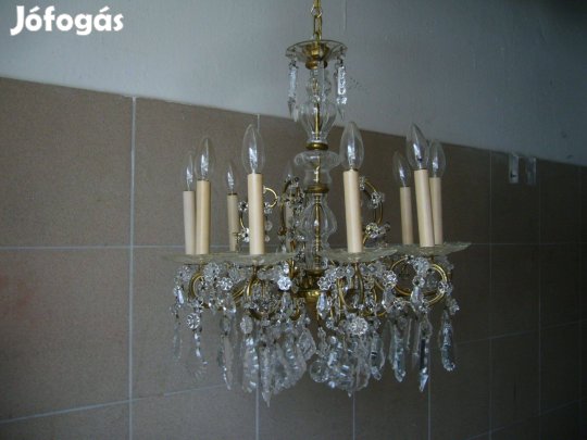 Retro kristály csillár