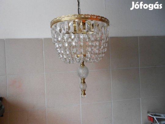 Retro kristály csillár