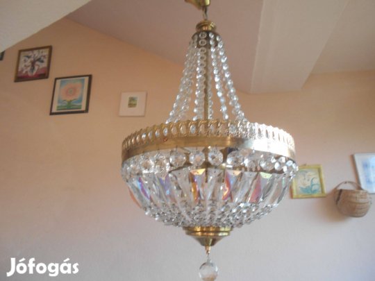 Retro kristály csillár