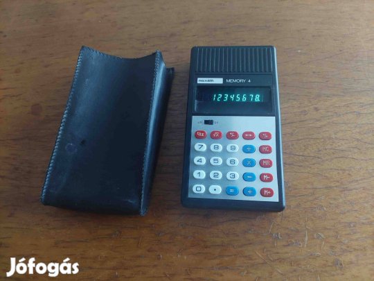 Retro ledes Mikrolith zsebszámológép