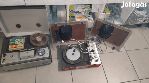 Retro lemezjátszó, a múzeum szökevények