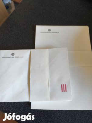 Retro levélpapír boríték irodaszer