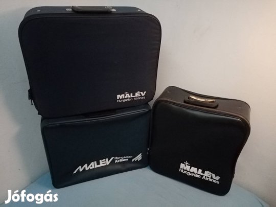 Retro malév bőrönd 6000 Ft/db