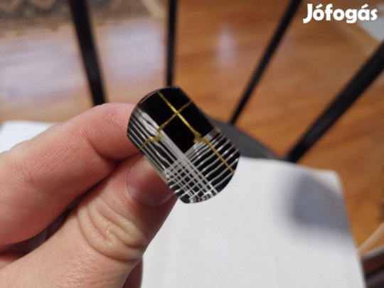 Retro mandzsettagomb párban - szabálytalan alakú