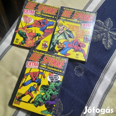 Retro marvel pókember képregénykönyvek