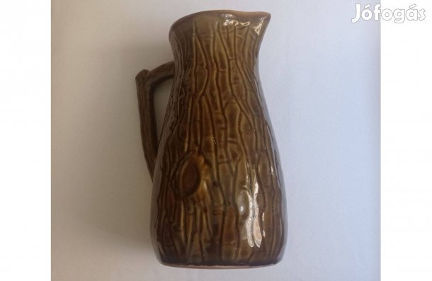 Retró mázas kancsó fatörzs mintázattal * Magyarszombatfa * I. osztály