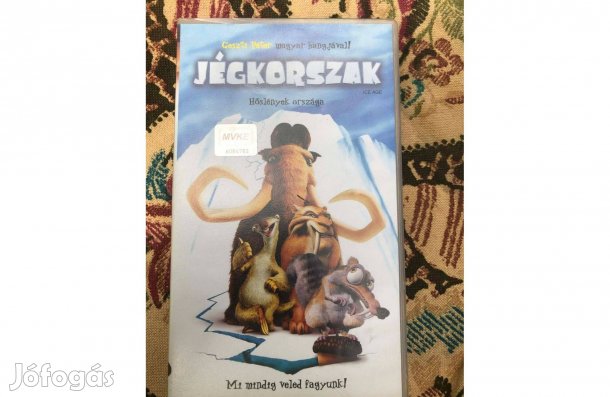 Retró mese videókazetta:Jégkorszak animációs VHS 1000 ft