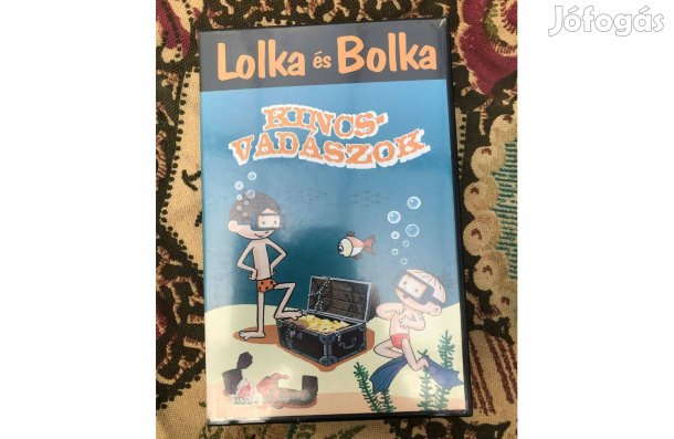 Retró mese videókazetta:Lolka és Bolka rajzfilm VHS 1000 ft