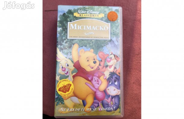Retró mesés videókazetta :Micimackó 500 Ft