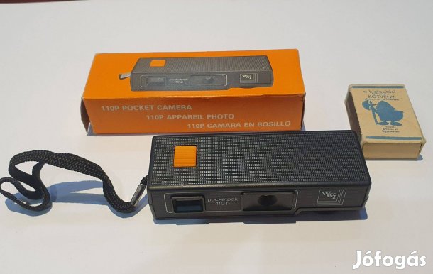 Retro mini Pocketpak 110 P kém kamera fényképezőgép ofotért optika fot