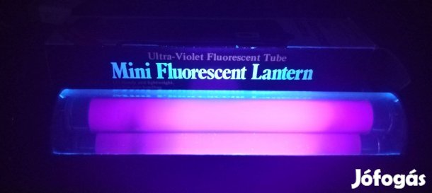 Retró mini ultraibolya bankjegyvizsgáló