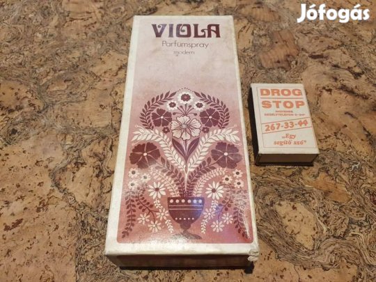 Retro modern viola parfümspray az NDK-ból pipere kölni szocrál