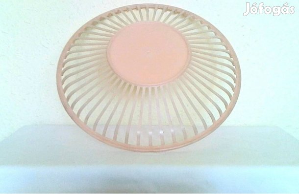 Retro műanyag kenyérkosár gyümölcskosár 28 cm