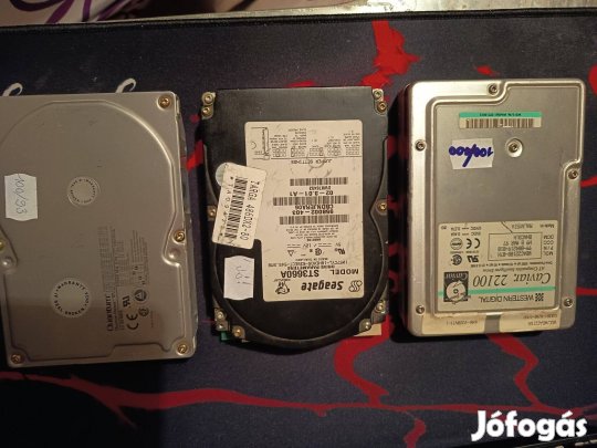 Retro működő HDD k.Caviar2210 2GB ,Quantum Fireball 3Gb, hibátlan!