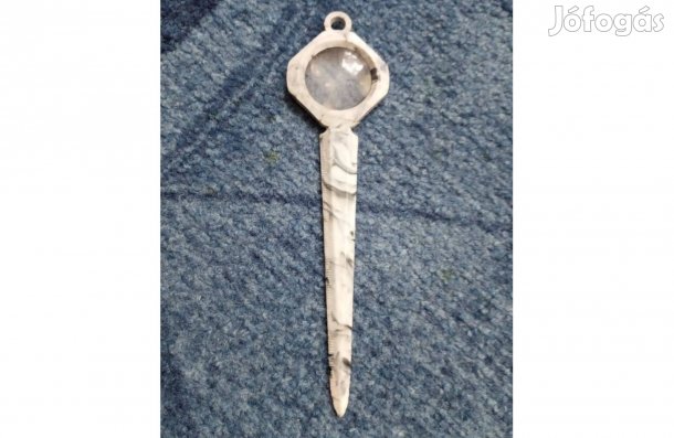 Retro nagyító,szárán centméterrel