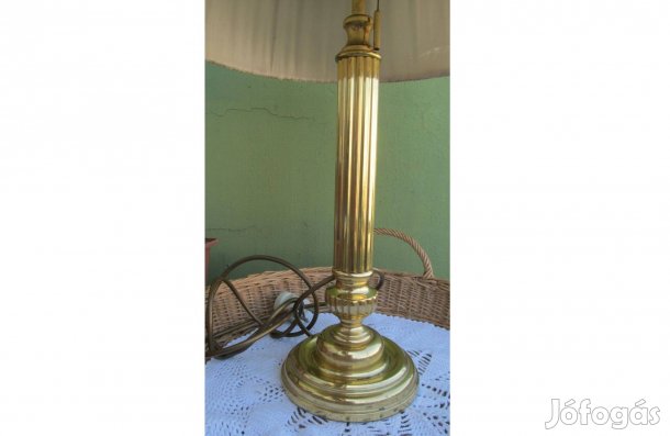 Retro nagyméretű fém asztali lámpa