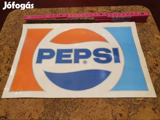 Retro nagyméretű pepsi cola üdítős matrica levonók trafikárú szocreál