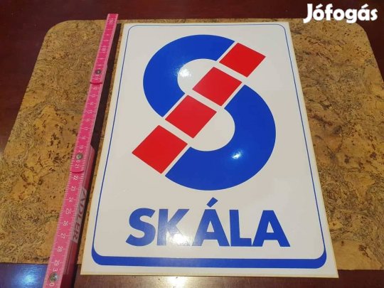 Retro nagyméretű skála matrica levonó trafikárú szocreál kiváló árúk f