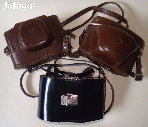 Retro német Agfa Silette Dacora Dignette szovjet Smena fényképezőgép