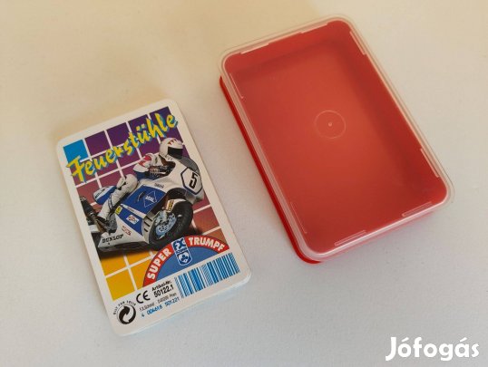 Retro német nyelvű motoros kártya, Hiánytalan