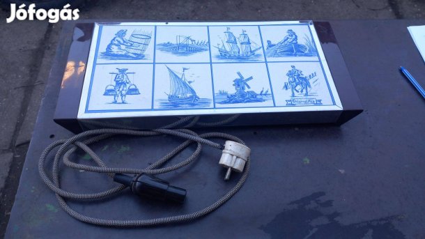 Retro ney étel melegítő és melegen tartó készülék kerámia lapos