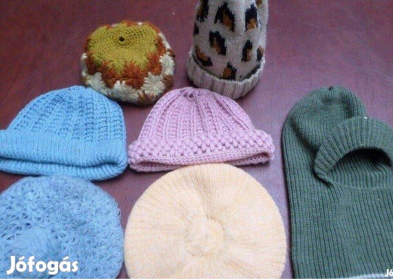 Retro női gyapjú sapka gyűjtemény