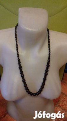 Retró női nyaklánc hosszú golyós müa