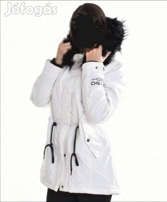 Retró női téli kabát új