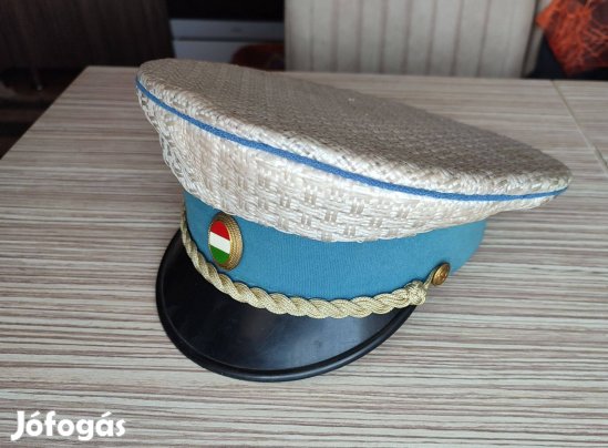 Retró nyári rendőr sapka