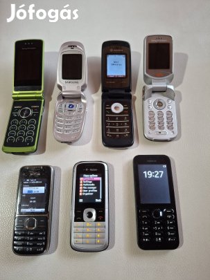 Retro nyomógombos telefon gyűjtemény eladó 