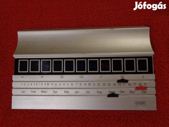 Retró ofotért kőmérős öröknaptár eladó