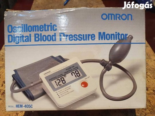 Retro omron vérnyomásmérő dobozában működik orvos egészségügy
