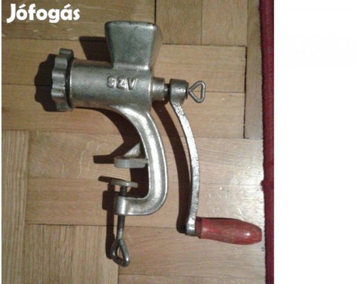 Retro öntöttvas kézi 5-ös húsdaráló daráló