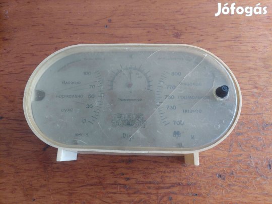 Retro orosz Riga időjárás mérő