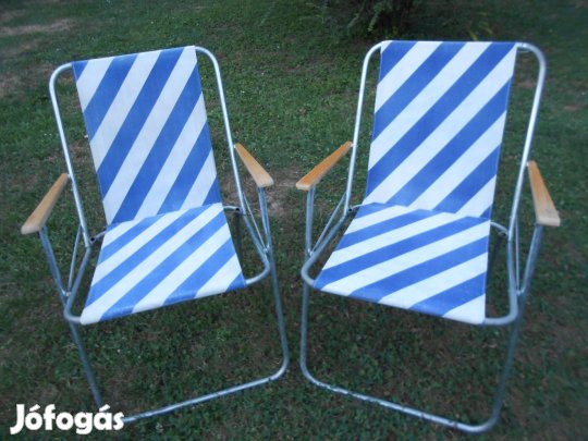 Retró összecsukható kempingszék , jó állapotban eladó
