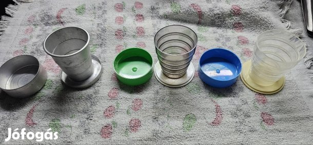 Retro összecsukható poharak 
