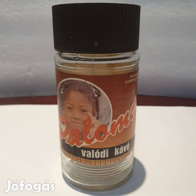 Retro paloma mokkás üveg kávé instant konzum skála szocreál